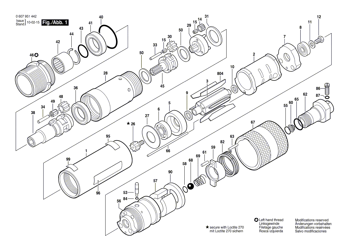 Neue echte Bosch 3603201044 Nadelrolle