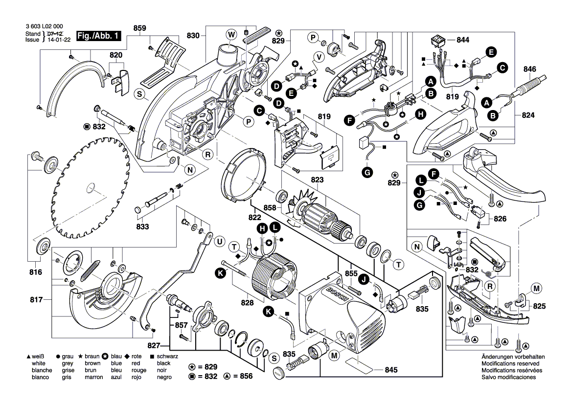 Ny ekte Bosch 1609203R78 omslag