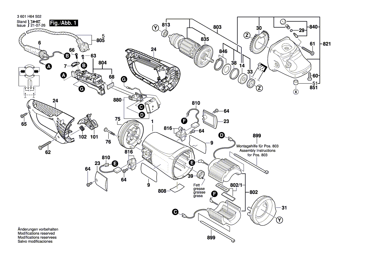 Nieuwe echte Bosch 1607000D88 Lagersflens