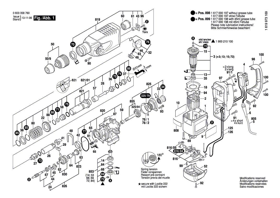 Neue originale Bosch 1614010128 Armatur mit Lüfter 