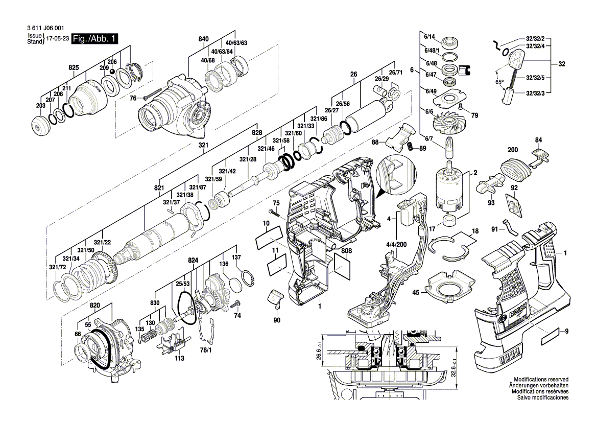 NOUVELLE SECTION BOSCH BOSCH 16051082G8