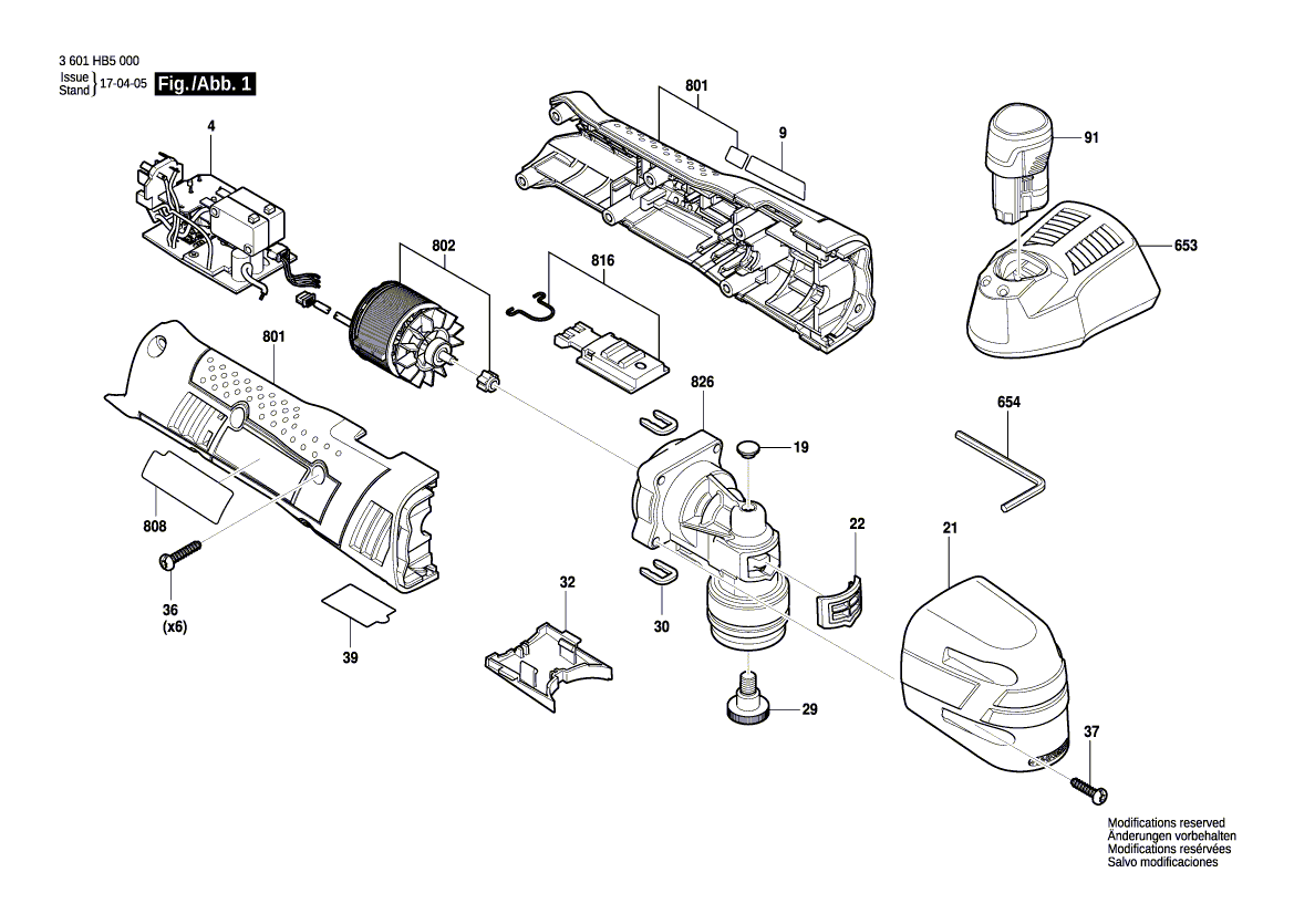 Новый подлинный винт Bosch 2609112252