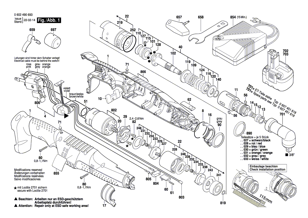 Ny ekte Bosch 16070312B6 Navneskilt