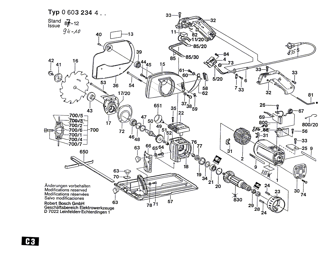 Ny ekte Bosch 1600300089 mellomring