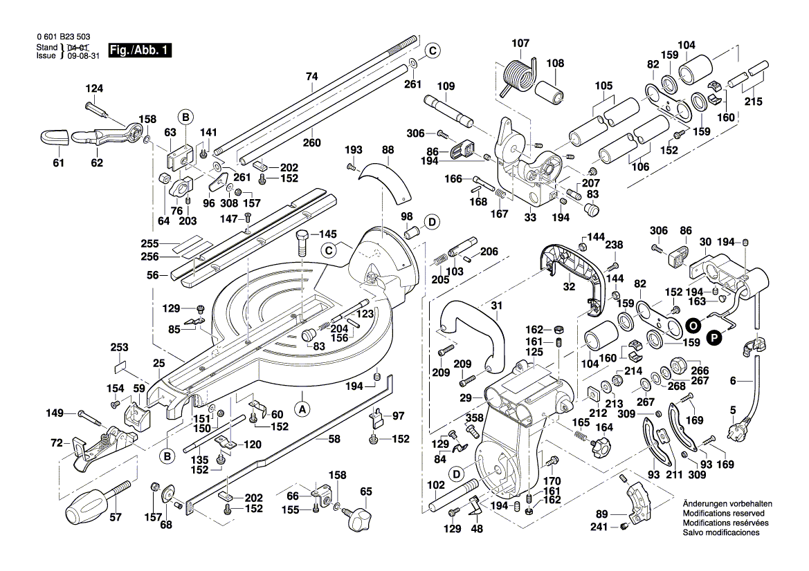 Neues echtes Bosch 1609902204 Stromversorgungskabel