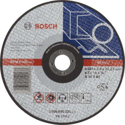 Новый подлинный Bosch 2608600321 Эксперт по металлическому резкому диску для большого угла