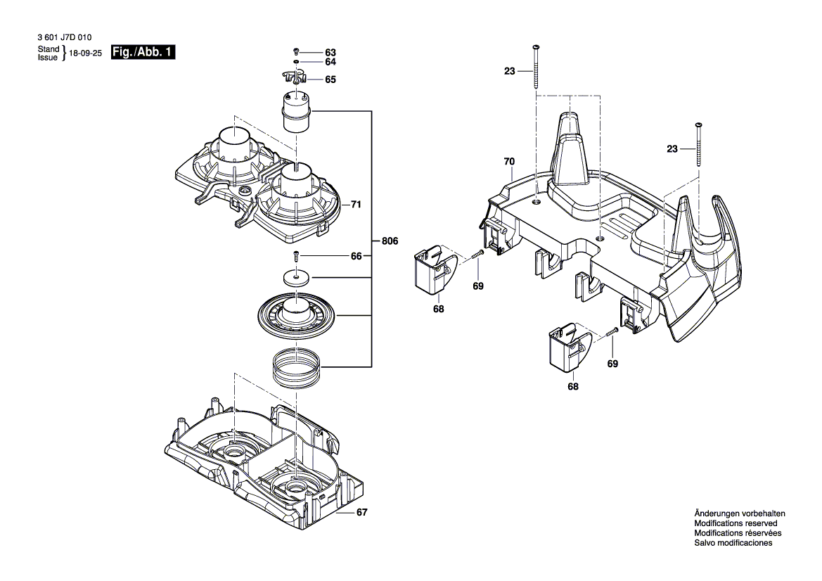 Nieuwe echte Bosch 16058065WJ Housing