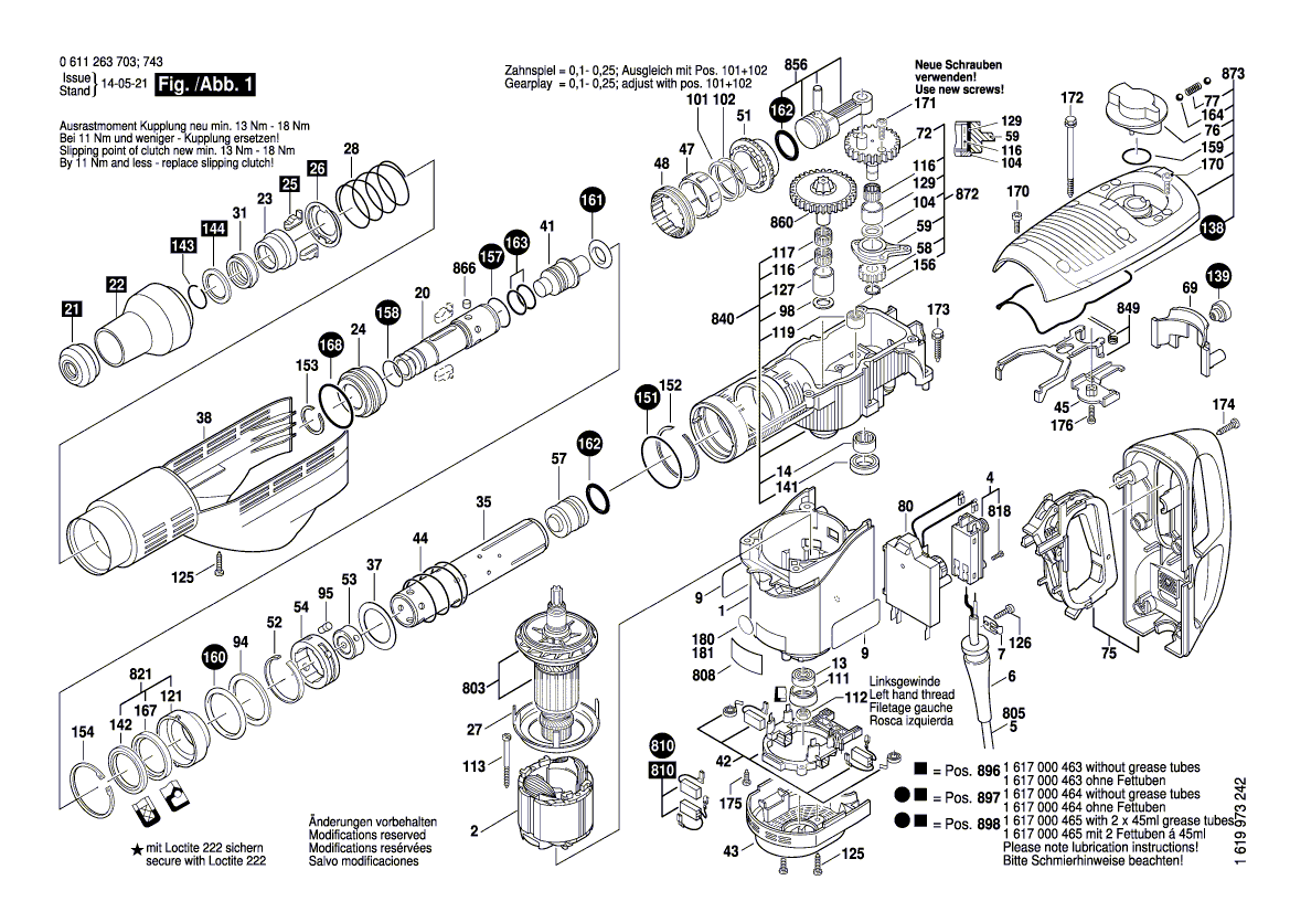 Новый подлинный Bosch 1614220124