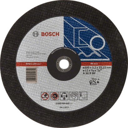 Новый подлинный Bosch 2608600649 Эксперт по металлическому резкому диску для большого угла