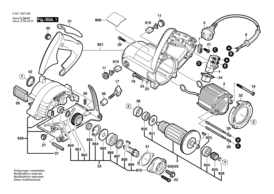 Новый подлинный Bosch 1619p01033