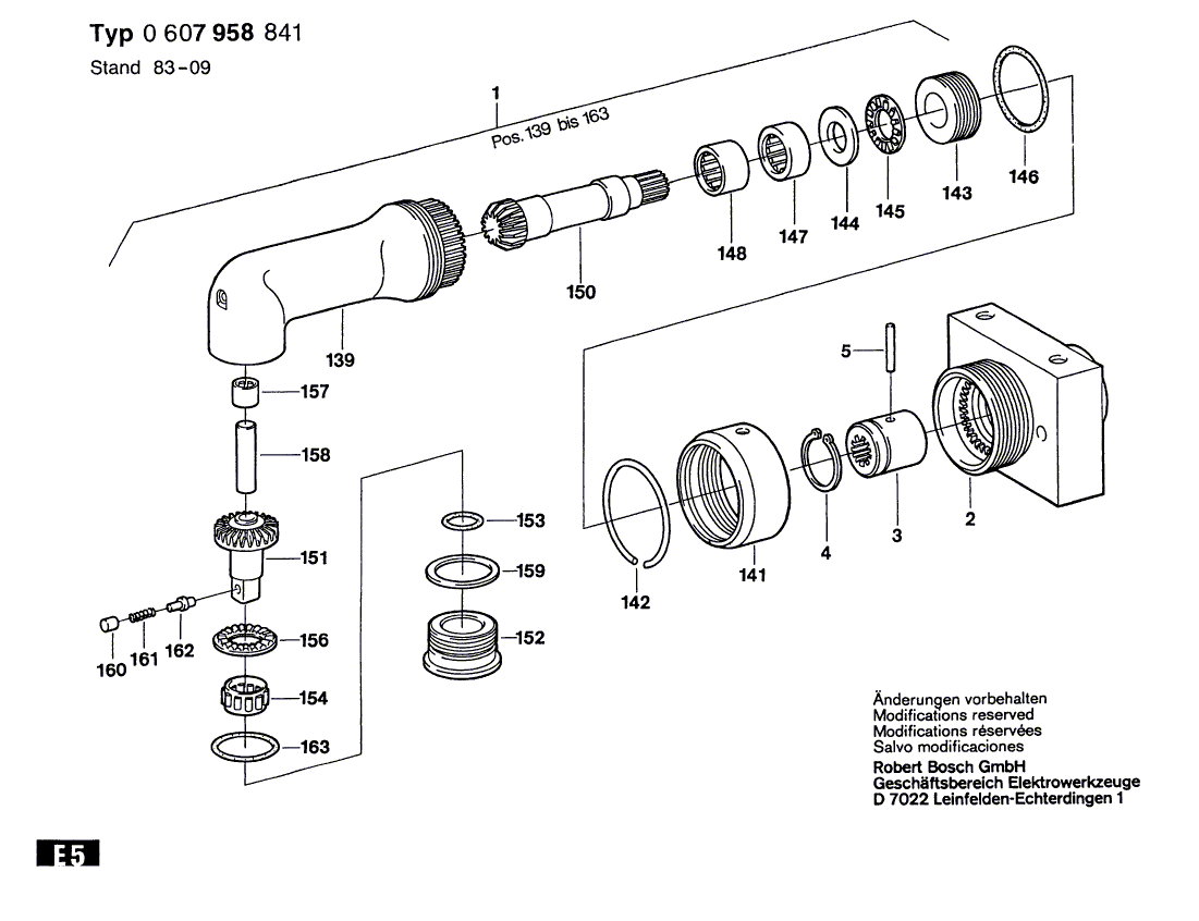 Neuer echter Bosch 2916600022 Stützring