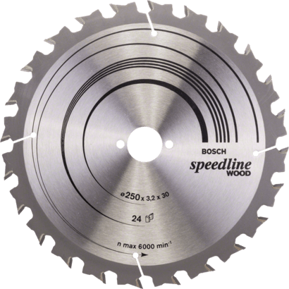 New Genuine Bosch 2608640680 Speedline Wood Circular Saw Blade