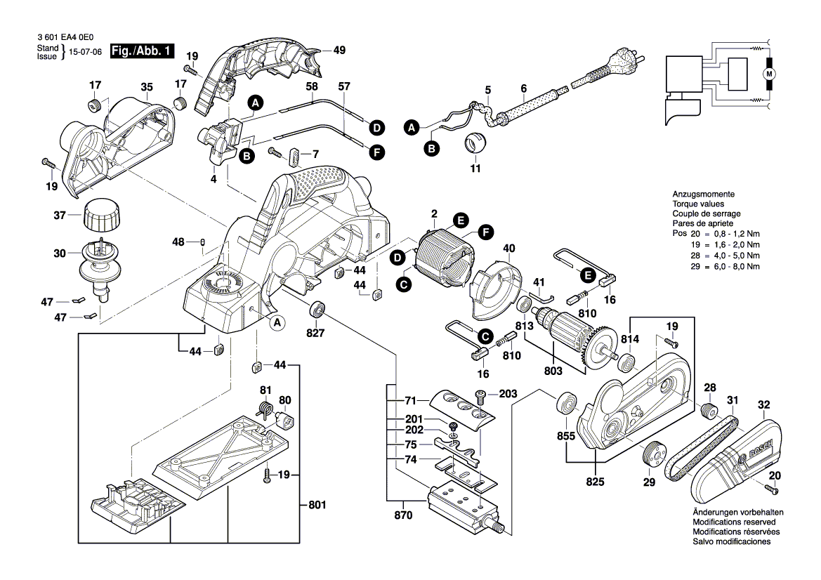 Nouveau véritable bosch 2609101404 COVER