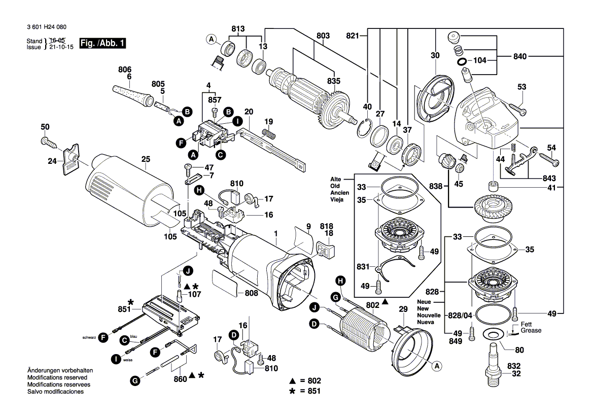 Neue originale Bosch 1604010A22 Armatur mit Lüfter 