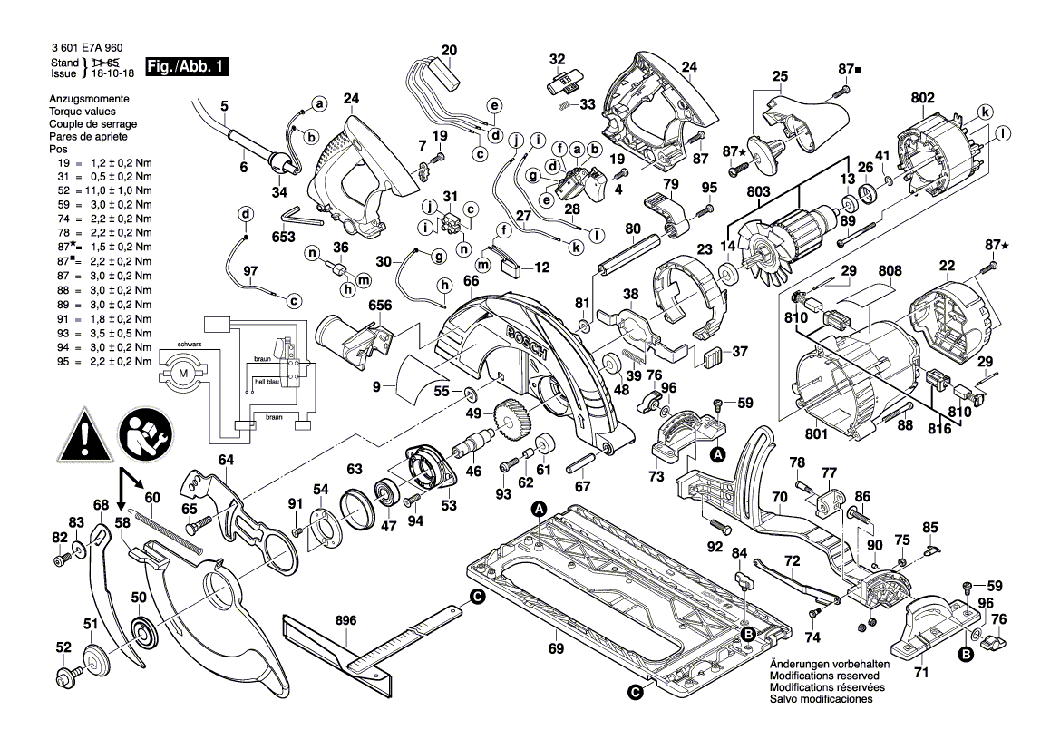 New Genuine Bosch 1619P09218 Round-Head Bolt