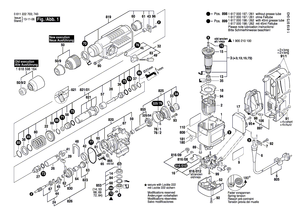 Nieuwe echte Bosch 1615819022 Drive -lager