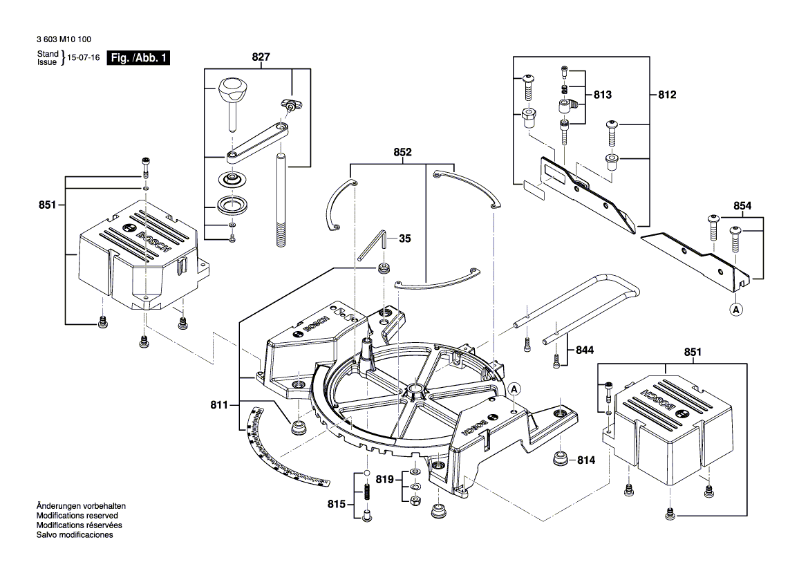 Neuer echter Bosch 1609b02743 Knopf