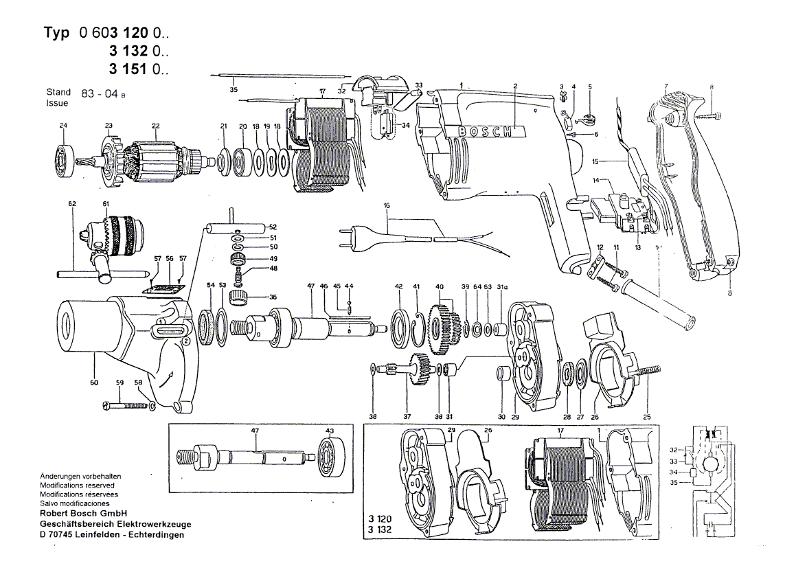 Ny ekte Bosch 2607329051 Undertrykkelsesfilter