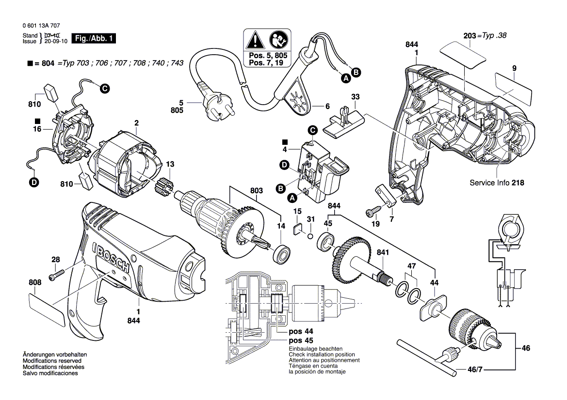 Nieuwe echte Bosch 1604220397 Field