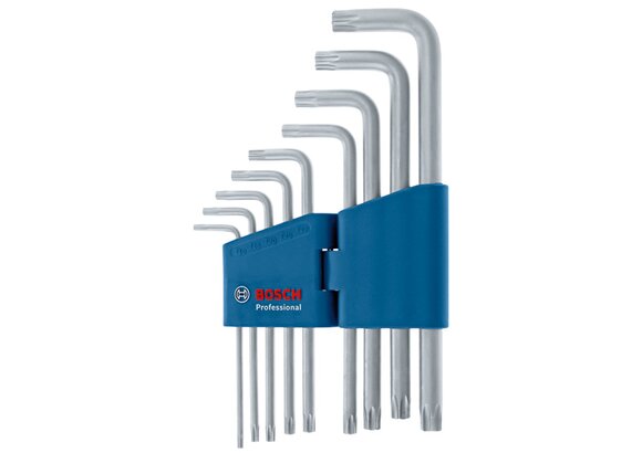 Новый подлинный Bosch 1600A01th4 Allen Key Torx 9pcs Professional Hex Key