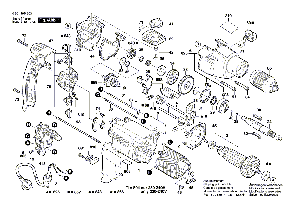 Ny ekte Bosch 2605105032 Motorhus