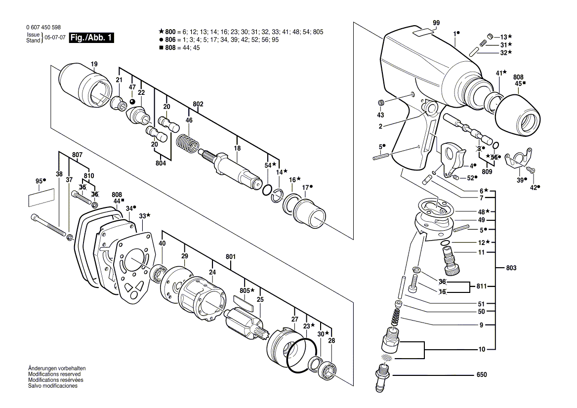 NEUES EURNISSE BOSCH 3609201179 SERVICE KIT