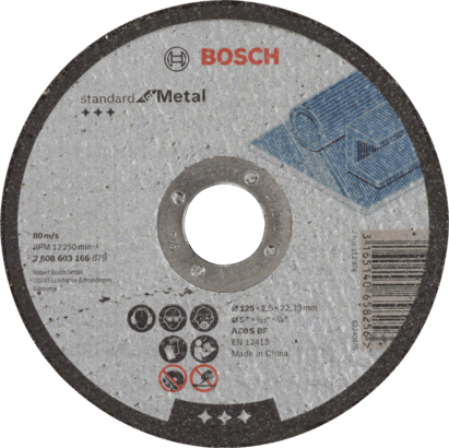 Новый подлинный Bosch 2608603166 Стандарт для резки металла для небольшого угла