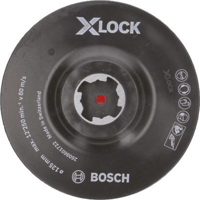 Nieuwe echte Bosch 2608601722 X-Lock Backing Pad Hook en Loop voor kleine grinders