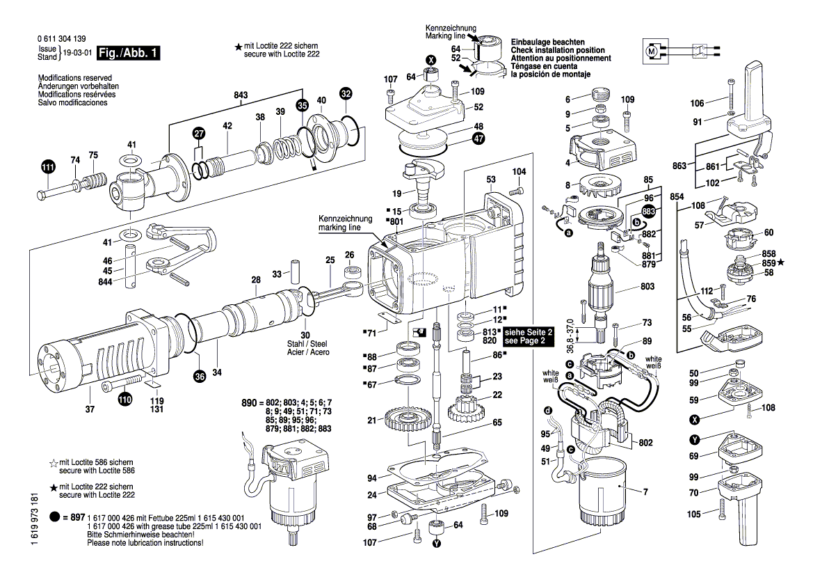 Neue echte Bosch 1617000858 Schaltergehäuse