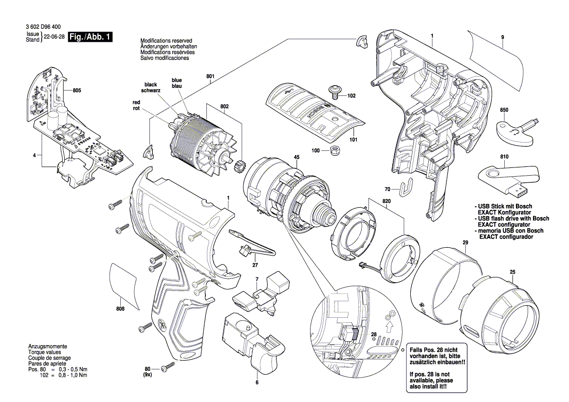 Nouvelle véritable plaque signalétique Bosch 1600A020G0