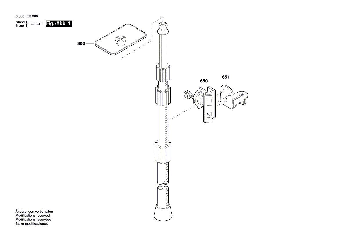 Ny ekte Bosch 1609203Z31 klemmestykke