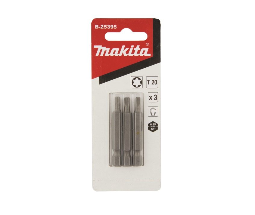 Neue echte Makita B-25395 Schraube Bit T20X50 mm 3pcs