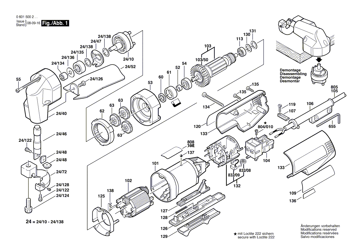 Ny ekte Bosch 3600112004 ringutstyr