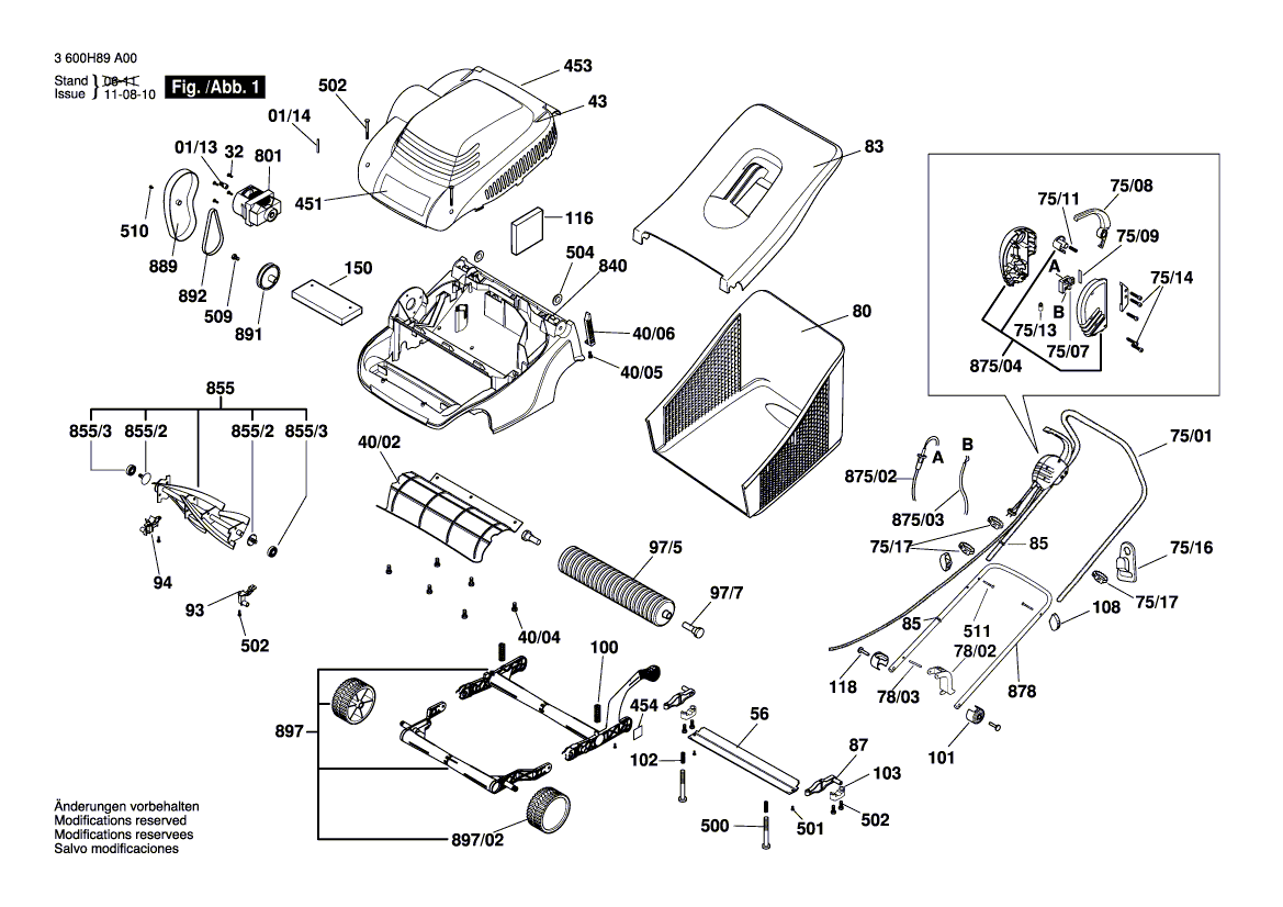 Новый подлинный Bosch F016L62269 Верхний корпус