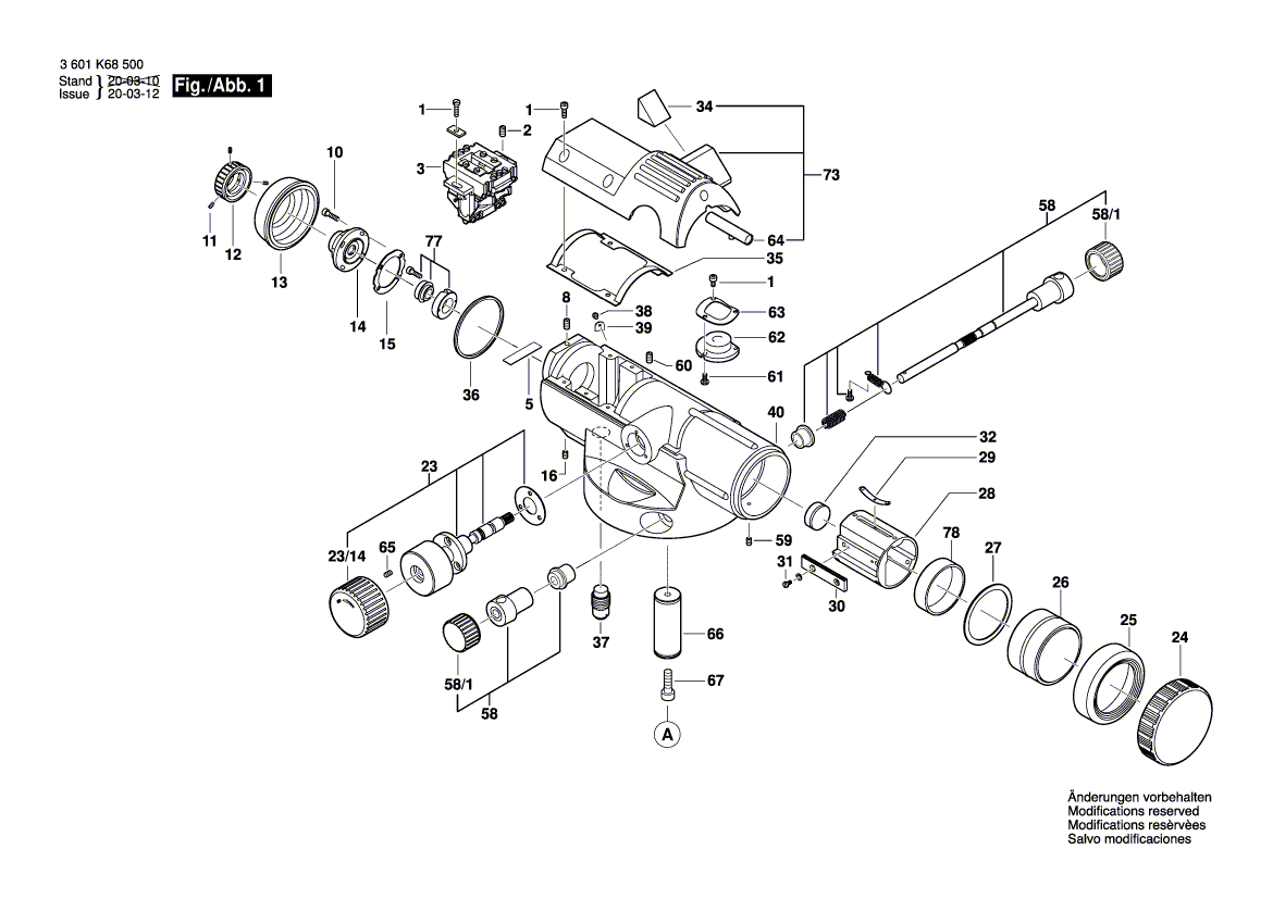 Neue echte Bosch 2610A05652 Zahnregal