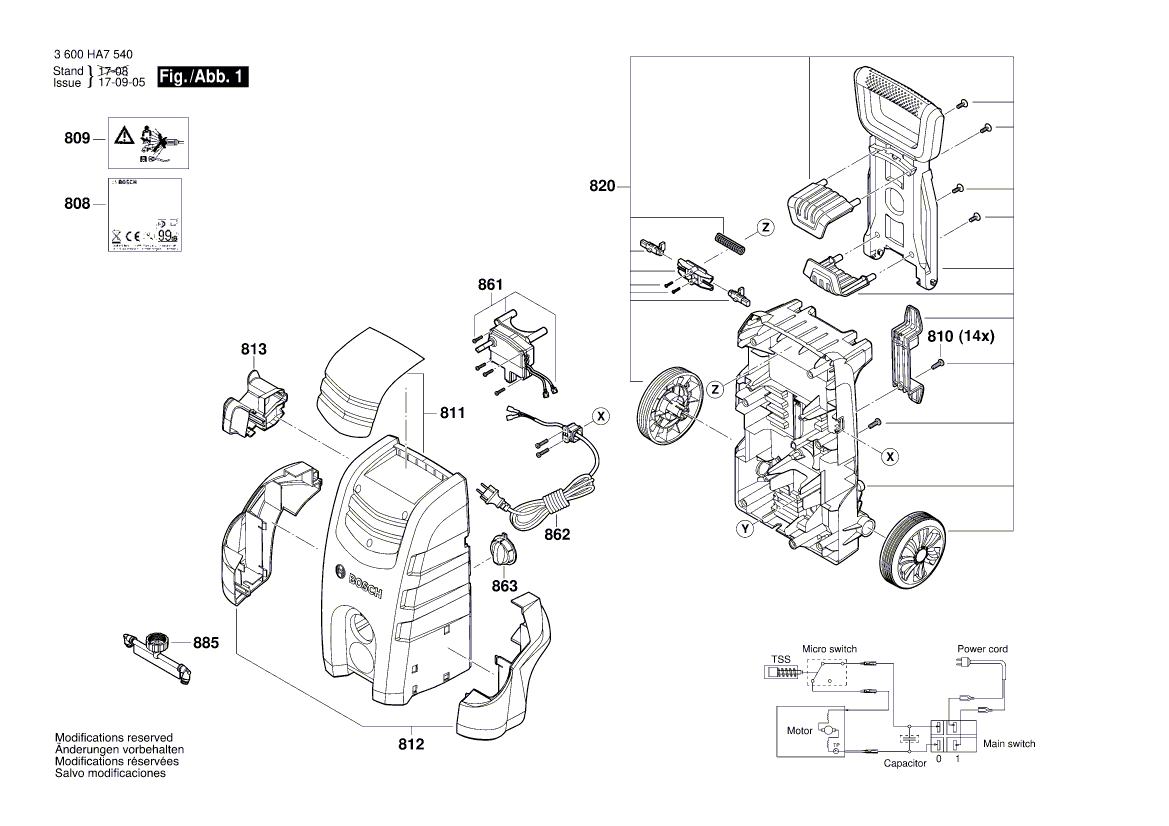 Ny ekte Bosch F016F04570 Pump Head