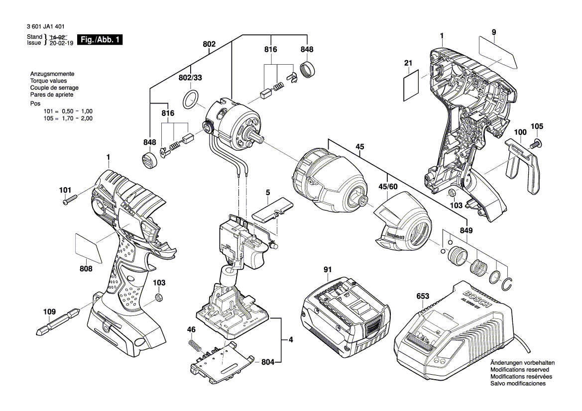 New Genuine Bosch 2609101136 Housing