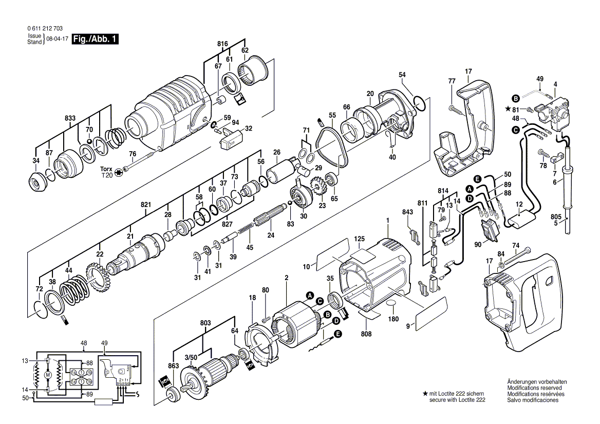 Новая подлинная Bosch 1617014114 Углеродная щетка