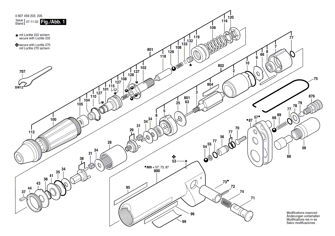 Neue echte Bosch 3607031531 Motor Ersatzteile Set