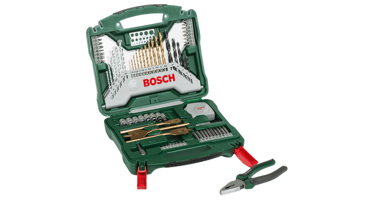 Новый подлинный Bosch 2607017197 X-Line Accessy Pliers Установите 70 кусочков x-line