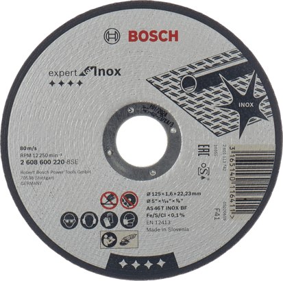 Новый подлинный эксперт Bosch 2608600220 для рассеянного диска для резки некса для небольшого угла