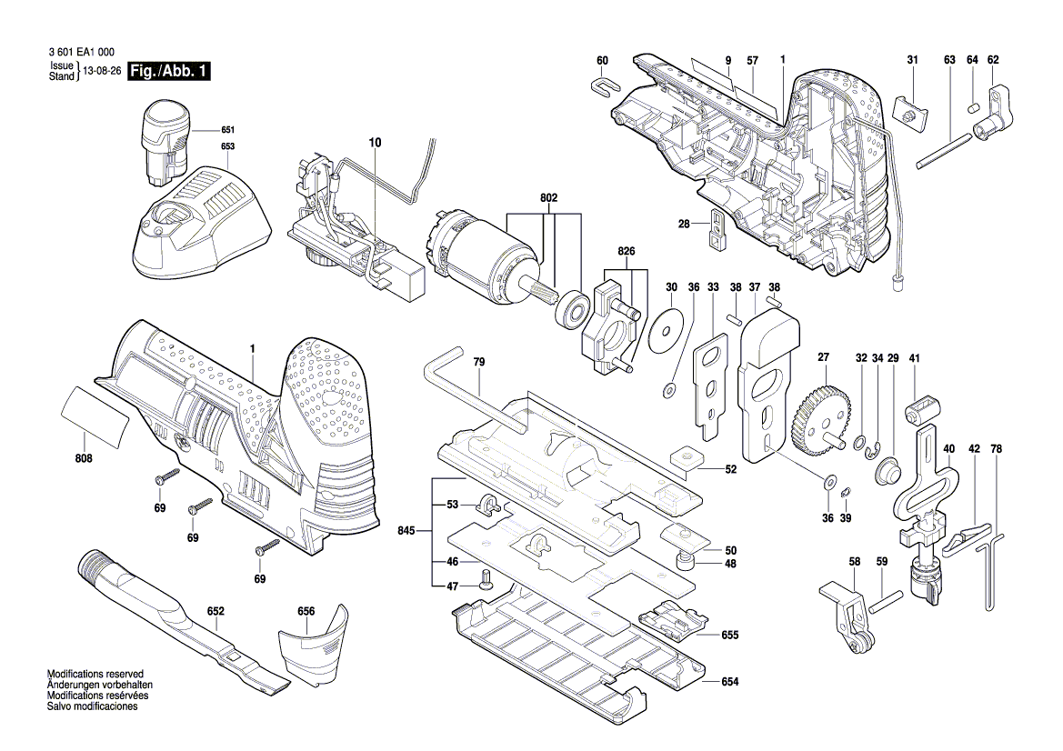 Nouveau véritable bosch 2600780190 ROTION DE REMBLAGE