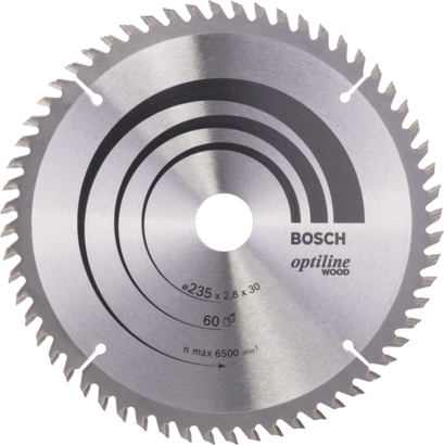 Ny ekte Bosch 2608641192 Optiline Wood Circular Saw Blade for Hand-Held