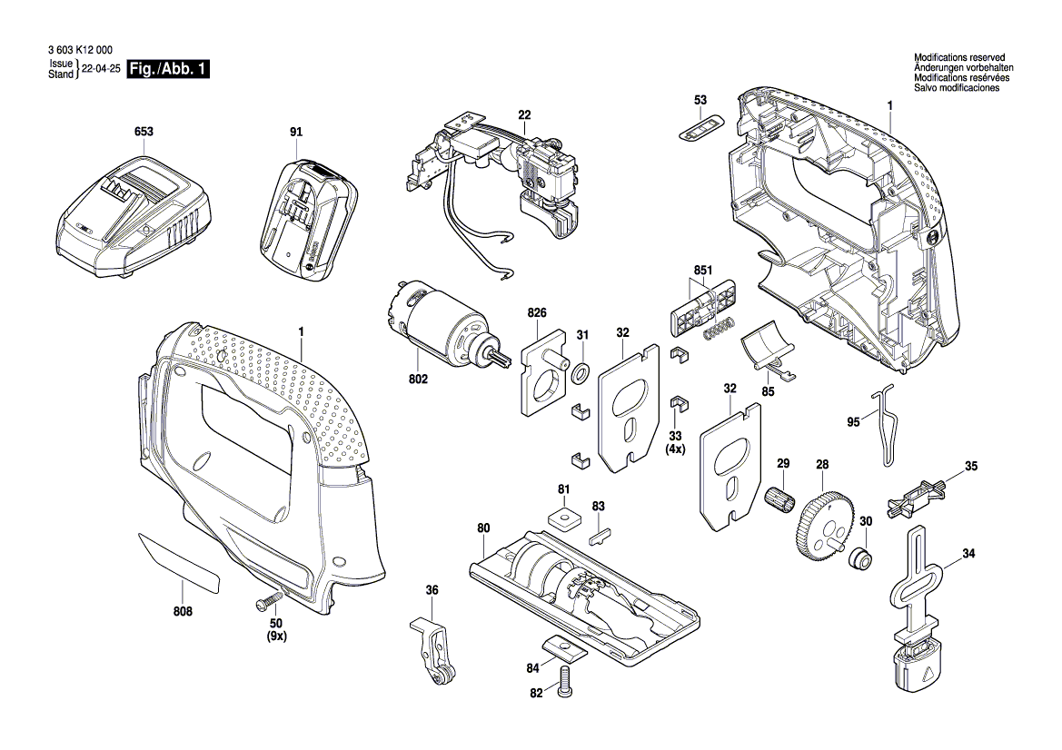 Nieuwe echte Bosch 160580666L Housing