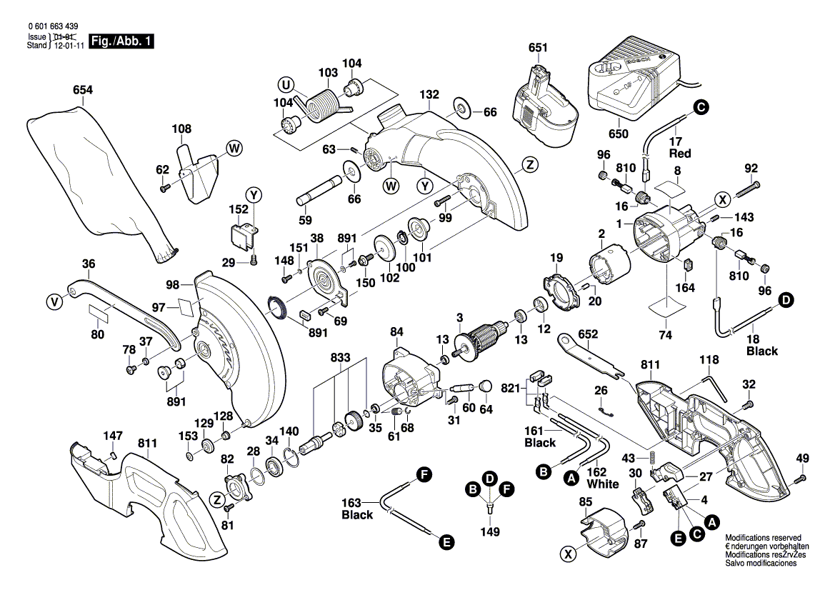 Новый подлинный винт Bosch 2610910545