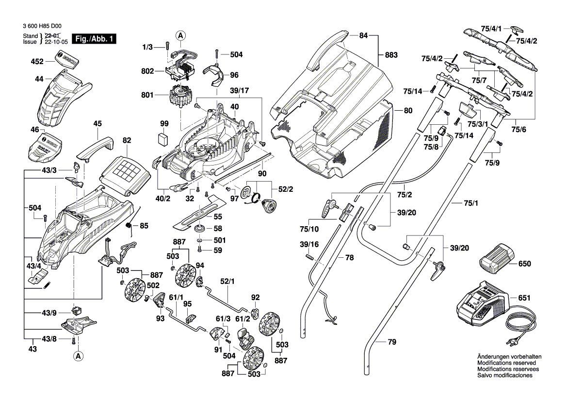 Neuer echter Bosch F016104219 Gleichstrommotor