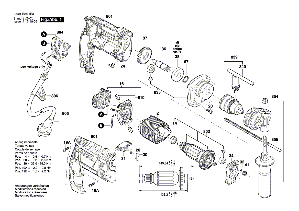 NOUVEAU BOSCH VOLICE 160580659B LOCAGE D'ÉGAGE