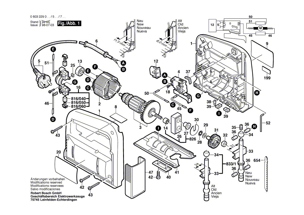 Neue echte Bosch 2605104270 Wohnabteilung