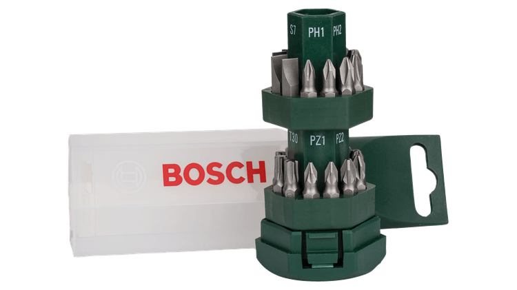 Neues Original Bosch 2607019503 „Big Bit“ Schraubendreher-Bit-Set 25 Teile Promo 