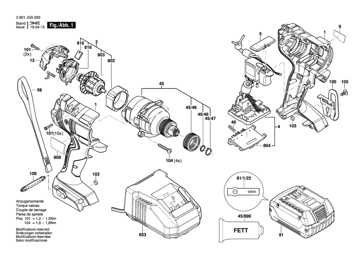 Neue originale Bosch 1600A01SH6 Gehäuseeinheit 